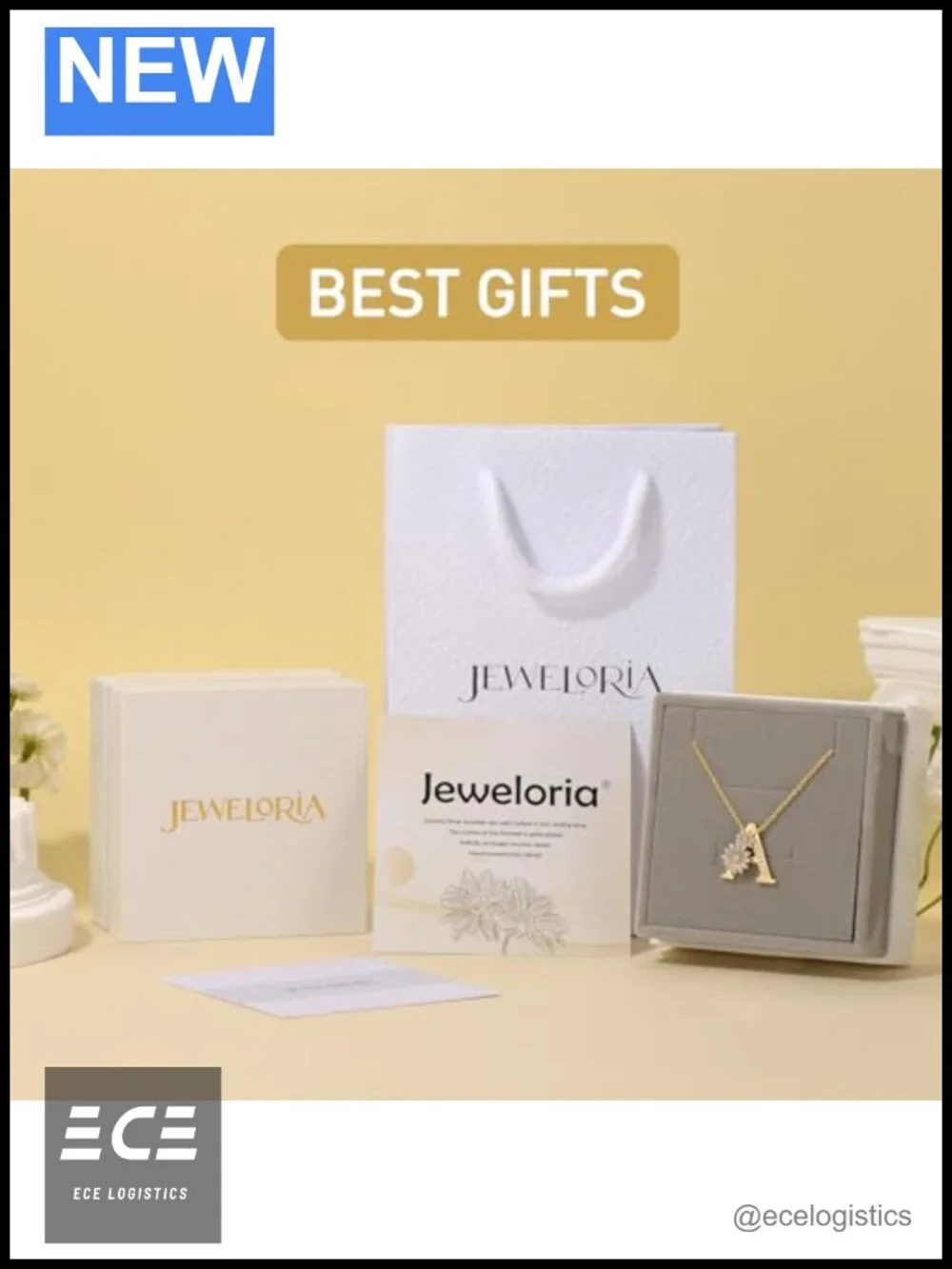 925 Sterling Silver 14K Gold Plated Initial Pendant Necklace Cubic Zirconia